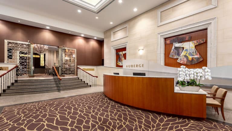 Lobby At Auberge Vancouver Hotel