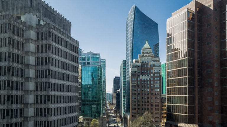 Downtown Vancouver City Skyline
