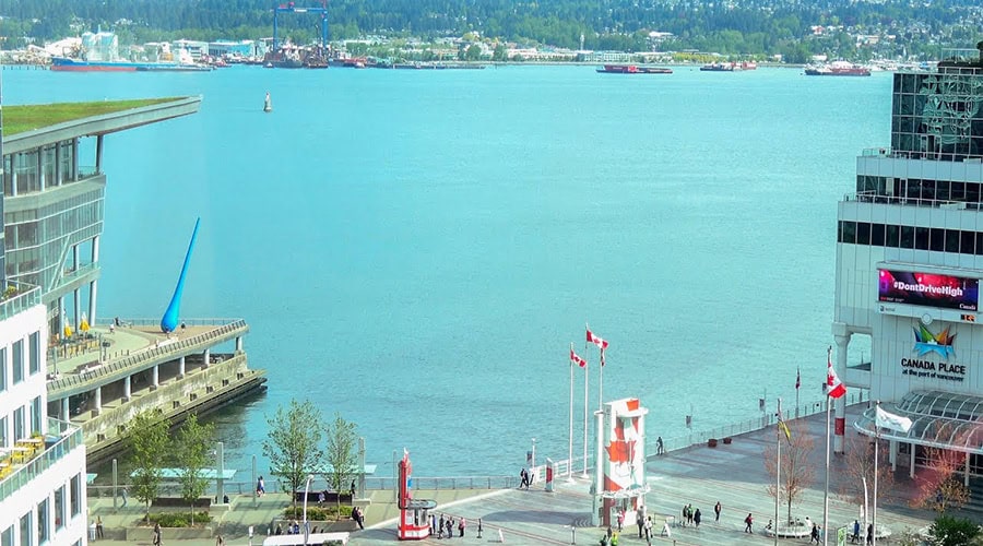 Captivating Waterfront Views From Your Room At Auberge Vancouver Hotel