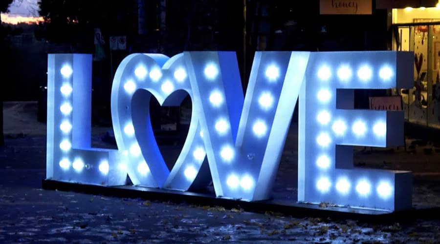 Vancouver Love Art Installation