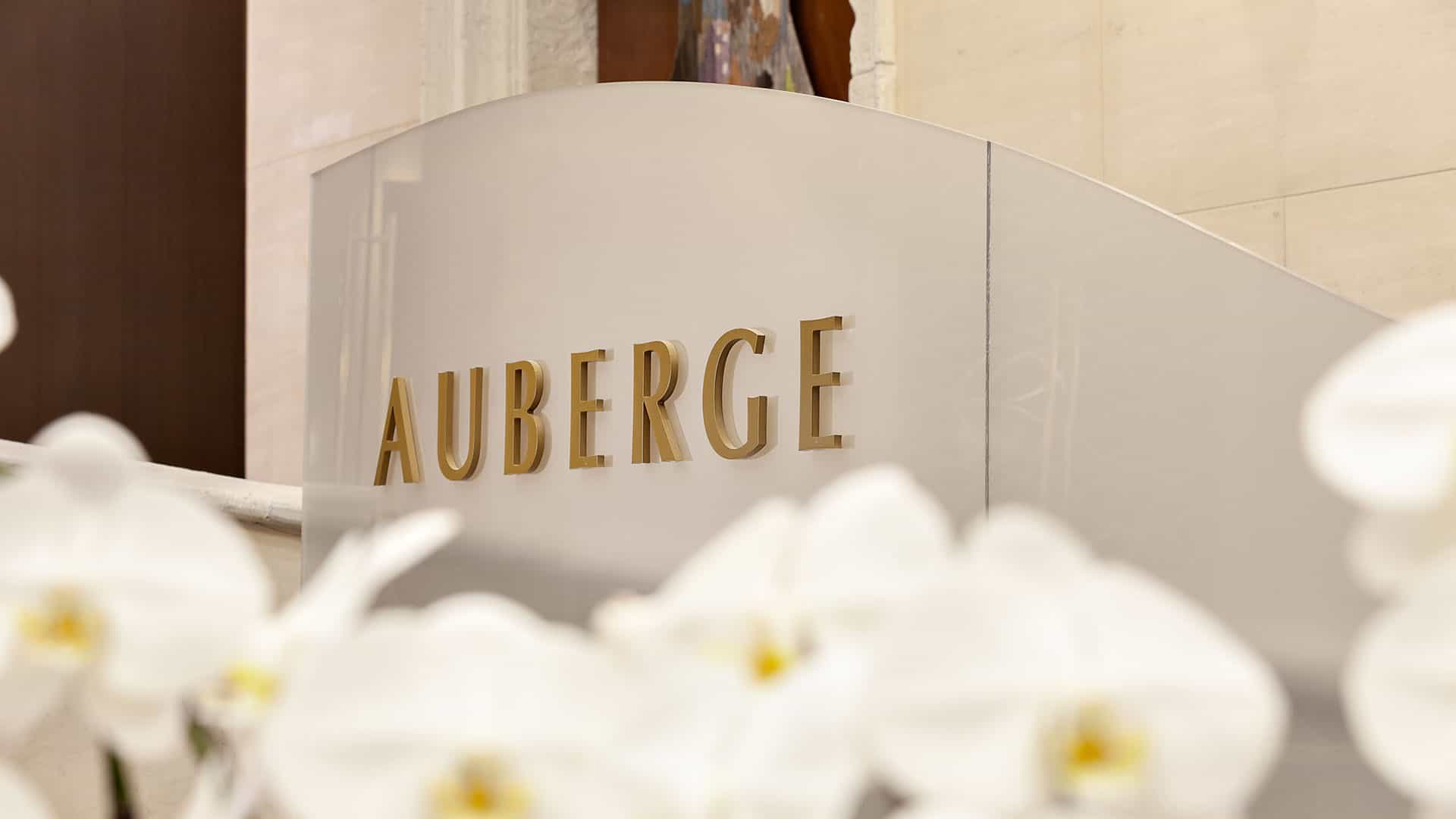 Auberge Vancouver Lobby Sign