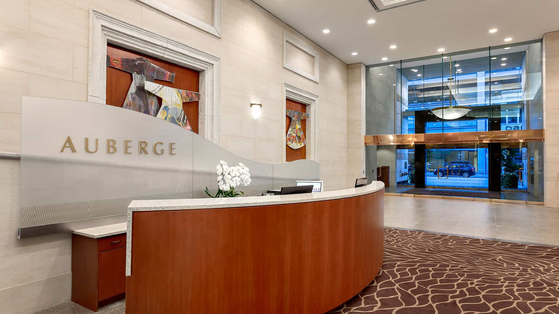 Auberge Vancouver Hotel Front Lobby